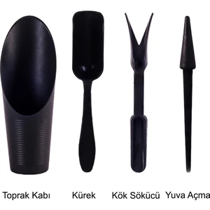 Kaktüs Dikim Sukulent Bakım Seti 4'lü