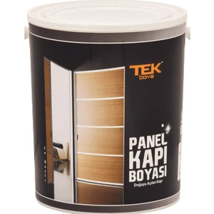 Tek Boya Su Bazlı Panel Kapı Boyası 2,5 Lt. Koyu Kahve