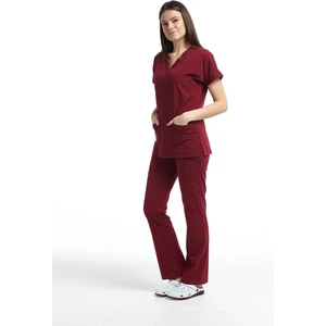 Çatı Medikal Ultralycra V Yaka Yarasa Kol Hemşire Doktor Forma Takımı