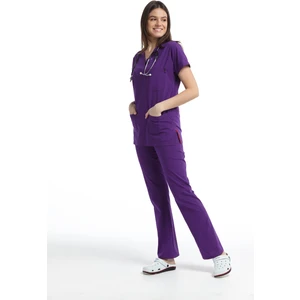 Çatı Medikal Ultralycra V Yaka Yarasa Kol Hemşire Doktor Forma Takımı