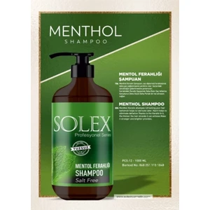 Profesyonel Tuzsuz Menthol Keratin Şampuan 1000 ml