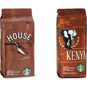 House Blend ve Kenya Çekirdek Kahve 250 gr x 2