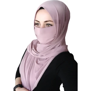 Kadın Maskeli Hazır Şal