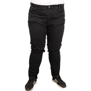 Büyük Beden Erkek Pantolon Kot  Classics 20900 Füme