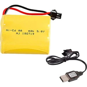 Oyucak Bataryası Siyah Soket ve USB Şarj Cihazı 3.6V 2700 Mah