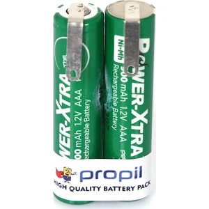 Traş Makinası Pili Aaa Ince Puntali 2.4 V 900 Mah 2'li