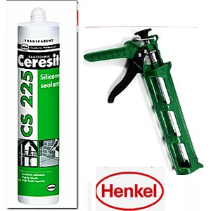 Cs 225 Şeffaf Silikon 280 gr + Plastik Silikon Tabancası