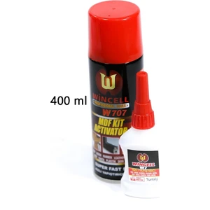 W707 Mdf Kit Activator Hızlı Yapıştırıcı Set 400 ml