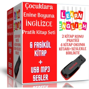 Enine Boyuna Eğitim Çocuklara Enine Boyuna Ingilizce Pratik Kitap Seti (6 Fasikül Kitap)