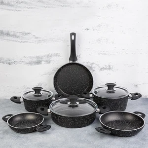 Bio Granit Mega 9 Parça Tencere Seti