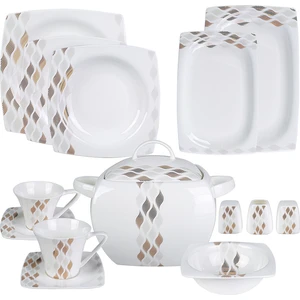 Fine Pearl Suva 83 Parça 12 Kişilik Yemek Takımı