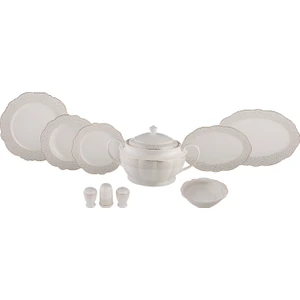 New Bone 60 Parça Almond Star Yemek Takımı