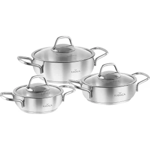 Ege Çelik Sahan Set 6 Parça Metal