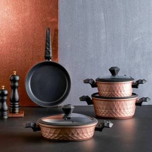 BioDiamond Rose Gold 7 Parça Tencere Seti