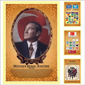 Türk Büyükleri Poster Seti 35 x 50 cm 30'lu