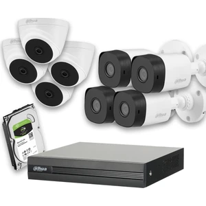 8 Kameralı 2mp 1080P Güvenlik Sistemleri + Full Set