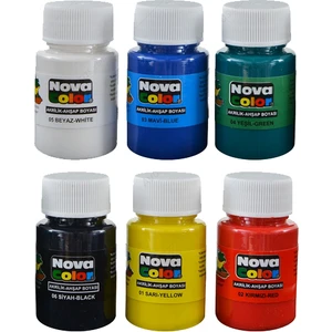 Nova Color Akrilik Boya 6 Renk 30 cc NC-180