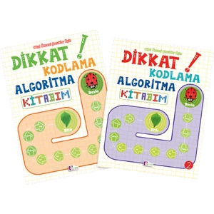 Okul Öncesi Kodlama Dikkat Algoritma Kitapları 2'li - Zarife Üspolat