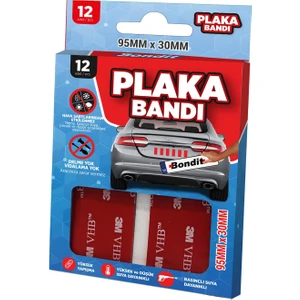 3m Vhb Araç Plaka Bandı 12 Adet