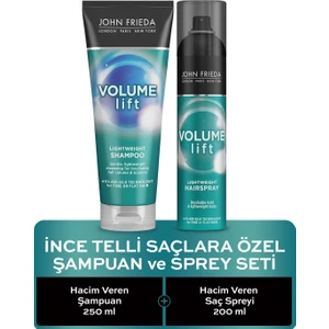 John Frieda Ince Telli Saçlara Özel Şampuan & Sprey Set