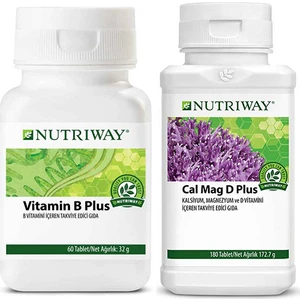 Nutrıway™ Vitamin B Plus + Calcium Magnesium D Plus