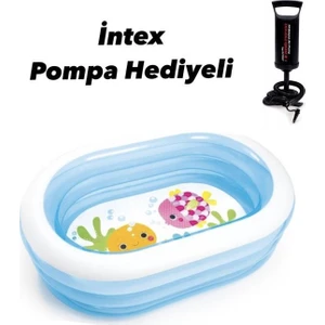 Intex Vardem Şeffaf Oval Havuz + Pompa