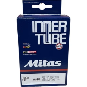 Mitas 700X28/45C Kalın Sibop 47 mm Bisiklet Iç Lastik