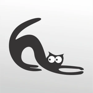 Folyo Sticker Kedi 115 30 cm Uzunluk Dekoratif Sticker