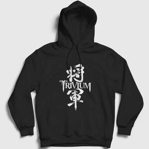 Unisex Siyah Shogun Trivium Kapüşonlu Sweatshirt
