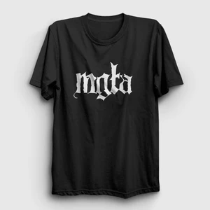 Unisex Siyah Logo Mgla T-Shirt