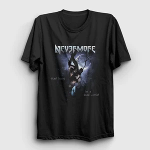 Unisex Siyah Dead Nevermore T-Shirt