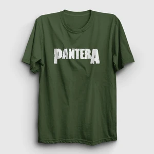 Unisex Haki Logo Pantera T-Shirt