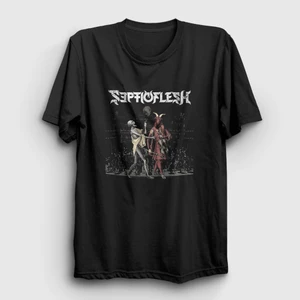 Unisex Siyah Infernus Septicflesh T-Shirt