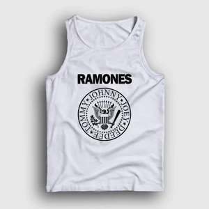 Unisex Beyaz Logo Ramones Atlet