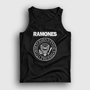 Unisex Siyah Logo Ramones Atlet