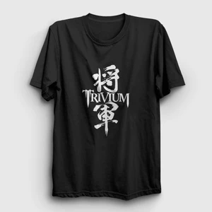 Unisex Siyah Shogun Trivium T-Shirt