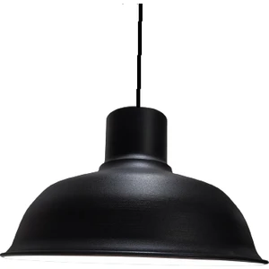 mylights Retro Rustik Metal Sarkıt Avize Siyah  Içi Beyaz