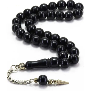 Sade Oltu Tesbih Gürcistan Oltu Tesbih 8x8 mm Küçük Boy