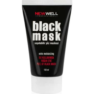 New Well Soyulabilir Siyah Maske 150 ml