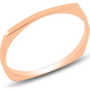 Söğütlü Silver Gümüş Rose Sade Delicate Gümüş Yüzük