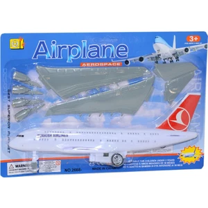 Can-Em Oyuncak 2668-2 Kartela Sürtmeli Uçak