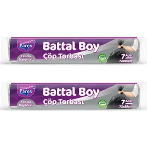 Ekstra Dayanıklı Çöp Torbası Battal Boy 2'Li Paket