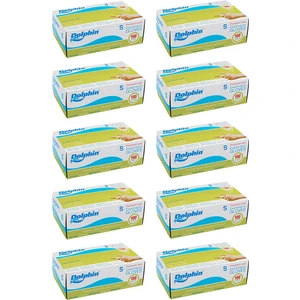 Beyaz Lateks Eldiven Pudralı S 100 Adet x 10 Paket