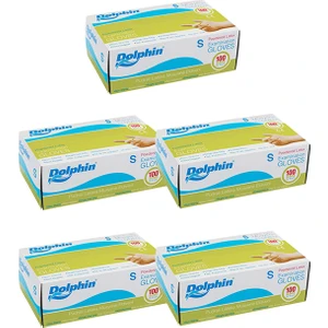 Beyaz Lateks Eldiven Pudralı (S) 100lü Paket 5 Adet