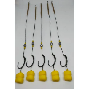 Sr Sazanrig Yüzen Çift Mısırlı Hazır Sazan Rig Takımı ( 5' Li Set)