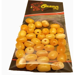 Sr Sazanrig Zeytin Boncuk 12 mm  (Dar Delik)