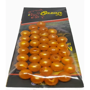 Sr Sazanrig Turuncu Janjan Boncuk 10 mm (Dar  Delik)
