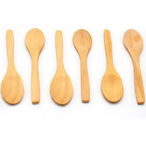 6lı Ahşap Baharat Kaşığı