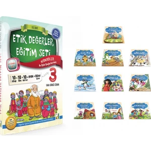 Çocuk Etik Değerler Eğitim Seti (10 Kitap) ve Yaşayan Değerlerimiz (10 Kitap)