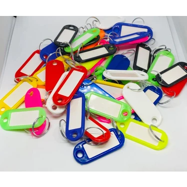Tekin Plastik Anahtarlık - Isimli Renkli Anahtarlık 50